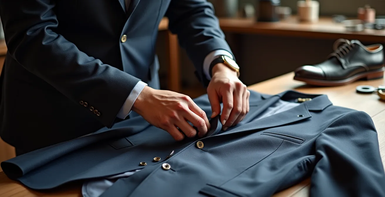 Professionelle Anpassungen an Blazer und Schuhen für mehr Bewegungsfreiheit